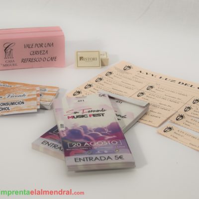 serie de fotos para muestrario de productos para Imprenta El Almendral